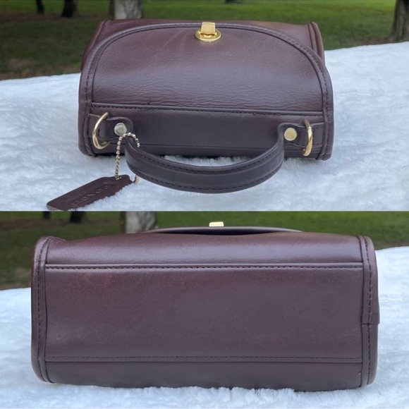 Vintage Coach Mahogany Regina Bag 9983 - Picture 8 of 9